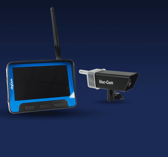 skyVac Gutter Inspection Camera - Wireless High-Level Roof & Gutter Cleaning Camera System