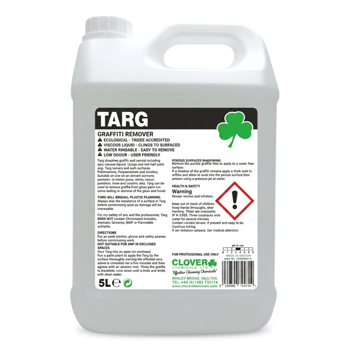 Clover Targ Graffiti Remover 719 - Professional Paint & Ink Remover