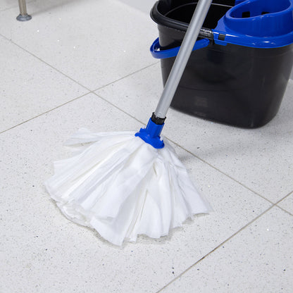 Robert Scott Big White Exel Socket Mop Large 150g  - Semi Disposable Mop Head 102201
