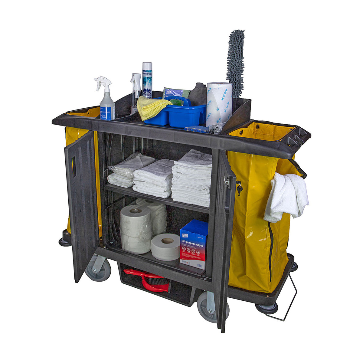 Robert Scott Housekeeping Trolley Large - Commercial Cleaning Trolley 104807