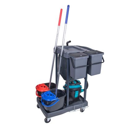 Robert Scott Exel Multipurpose Janitor Trolley - Large Cleaning Cart 105140