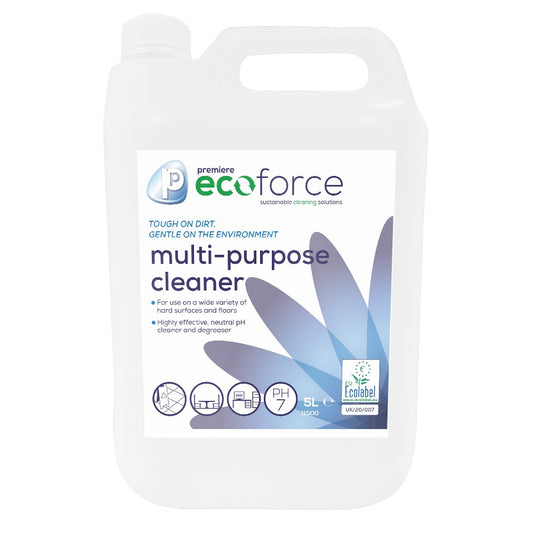 Premiere Products Ecoforce Multi Purpose Cleaner 5 Litre -  Eco Friendly Neutral Cleaner 11500