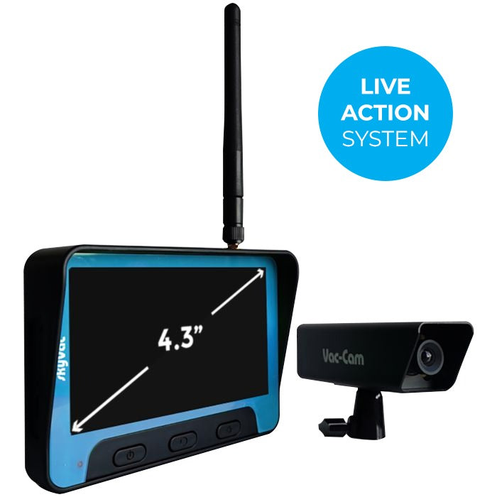 skyVac Gutter Inspection Camera -  Wireless High-Level Roof & Gutter Cleaning Camera System