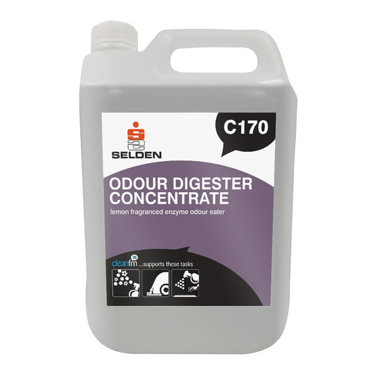 Selden Odour Digester Concentrate 5 Litre - Enzymatic Odour Neutraliser C170
