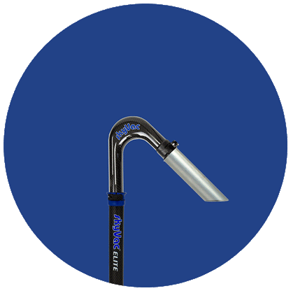 skyVac Hairpin Neck Tool Holder - Gutter Vacuum Attachment Airflow Connector