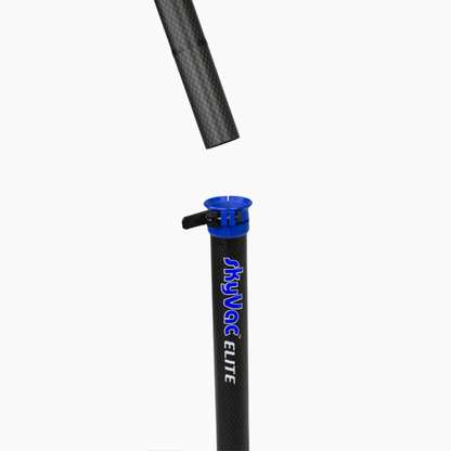 skyVac Elite 50mm Carbon Fibre Clamped Pole 1.5m - Gutter Cleaning Vacuum Pole