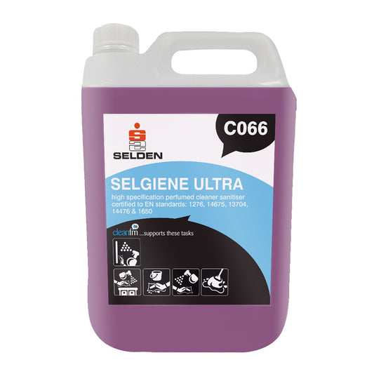 Selden Selgiene Ultra 5 Litre - Virucidal Cleaner C066