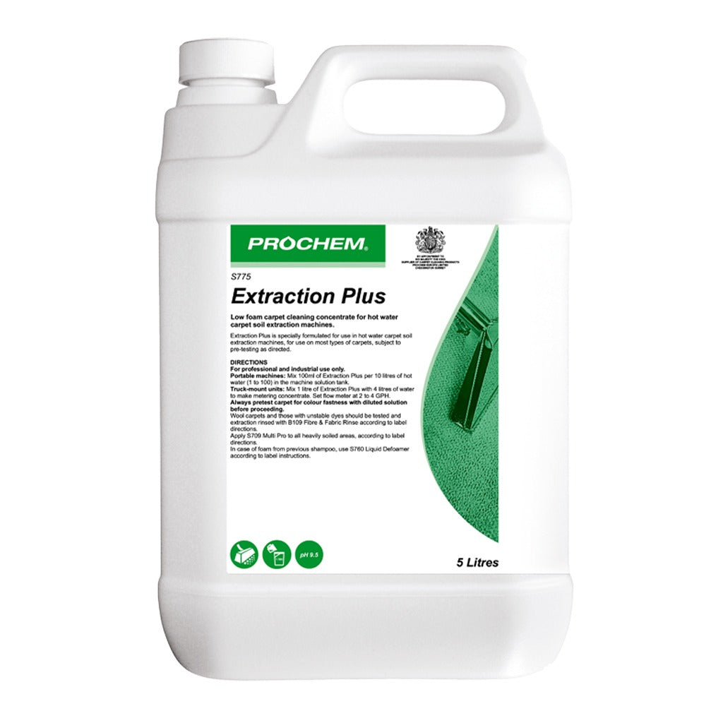 Prochem Extraction Plus 5L - Carpet Extraction Detergent S775-05