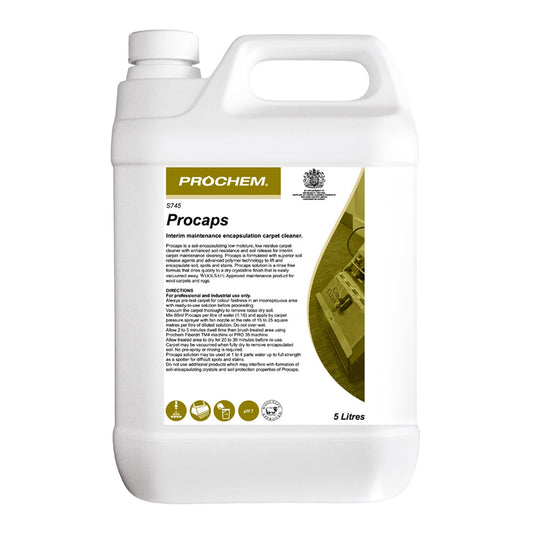 Prochem Procaps 5 Litre - Encapsulation Carpet Cleaner S745-05