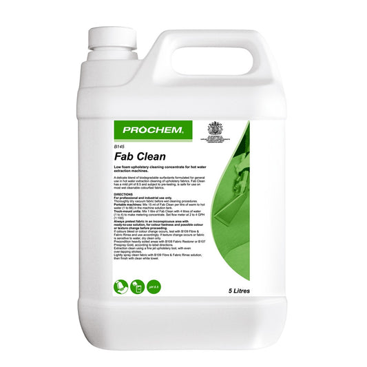 Prochem Fab Clean 5 Litre - Fabric Extraction Detergent B145-05