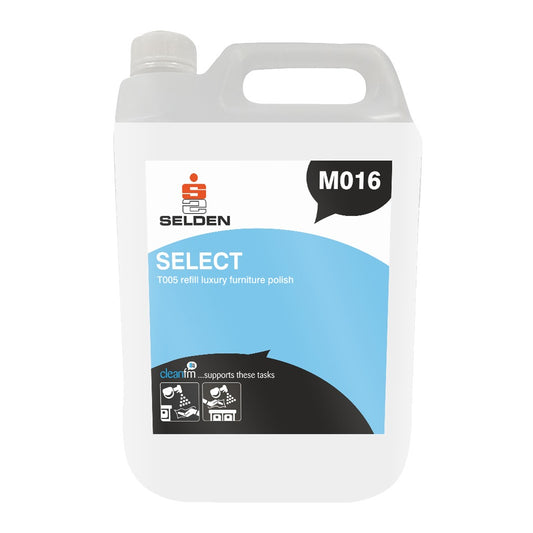 Selden Select Luxury Furniture Polish 5 Litre - Multi-Purpose Silicone Polish M016