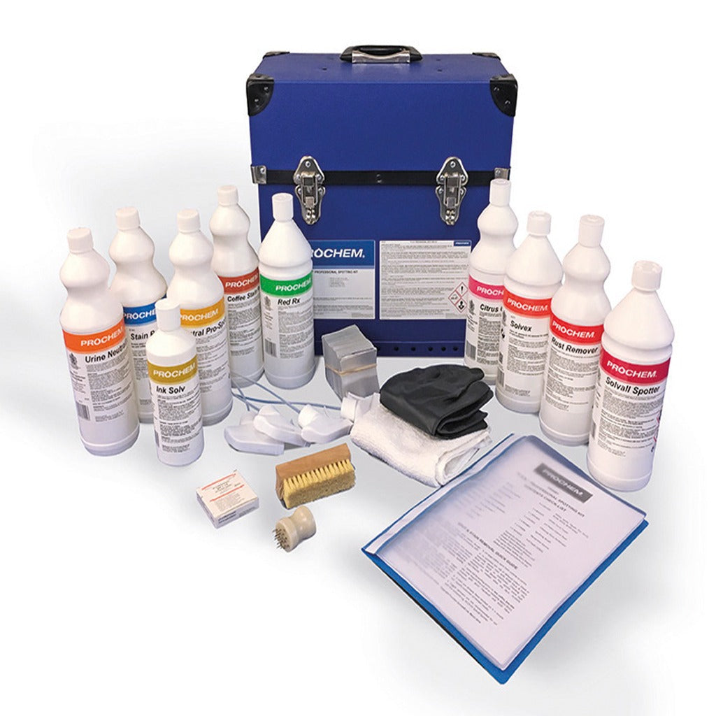 Prochem Spotting Kit PR3401 - Professional Carpet & Upholstery Stain Removal Kit