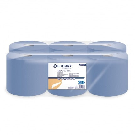Lucart Standard Centrefeed Rolls 2 Ply Blue - 6 Rolls 852438
