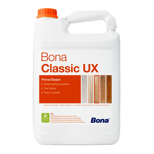 Bona Classic UX Wood Floor Primer 5 Litre - Waterborne Wood Floor Primer WB100620001