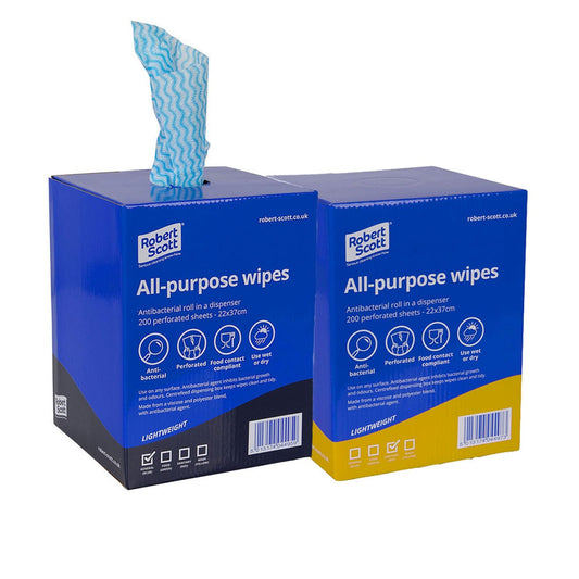 Robert Scott All Purpose Cleaning Wipes Roll of 200