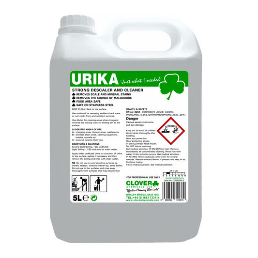 Clover (Christeyns) Urika 5 Litre - Strong Descaler & Cleaner 525