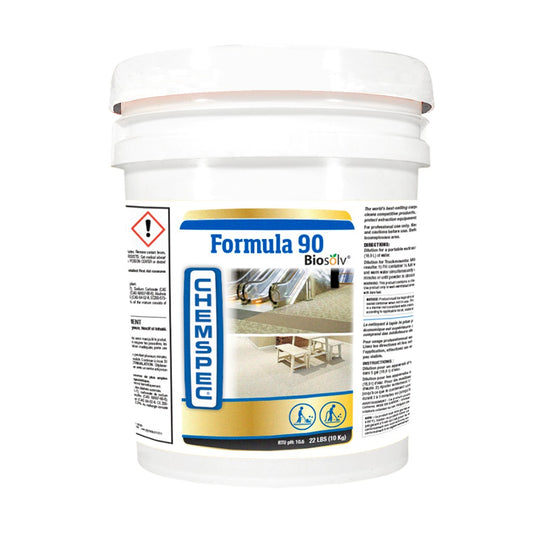 Chemspec Formula 90 Carpet Cleaning Powder 10kg - Heavy Duty Professional Extraction Detergent