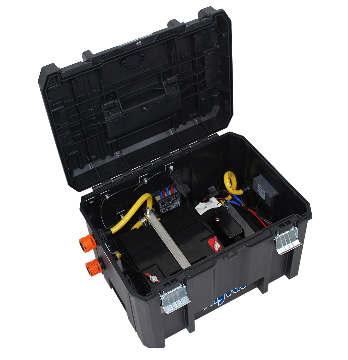 skyVac skyScraper Soft Wash Pump Box  - For Roof Cleaning & Chemical Application
