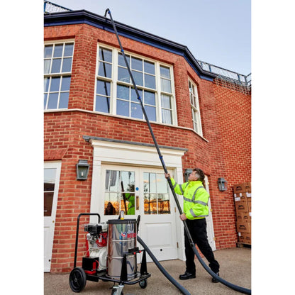 skyVac Interceptor Gutter Vacuum Package - Wet & Dry Gutter Cleaning System