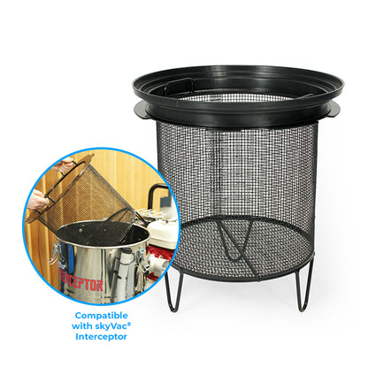skyVac Interceptor Gutter Vacuum Package - Wet & Dry Gutter Cleaning System
