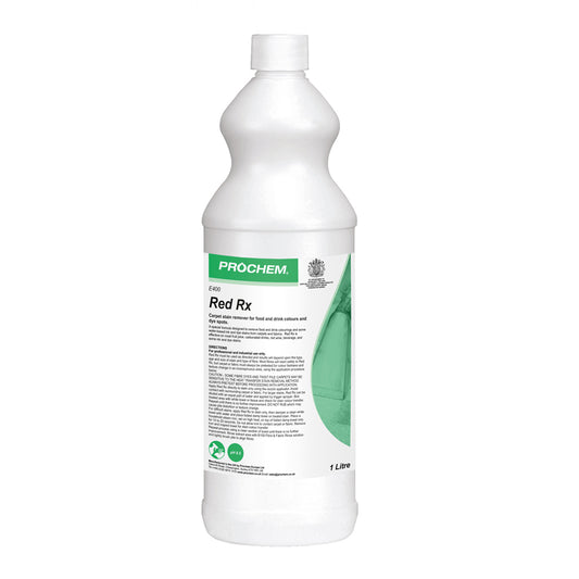 Prochem Red Rx 1 Litre - Carpet & Fabric Red Stain Remover E400-01