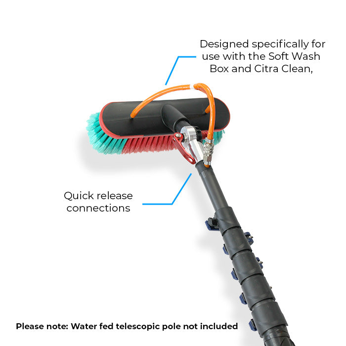 skyVac Soft Wash Brush - For Use With skyVac skyScraper Soft Wash System