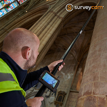 skyVac SurveyCam Inspection System - Gutter Inspection Camera