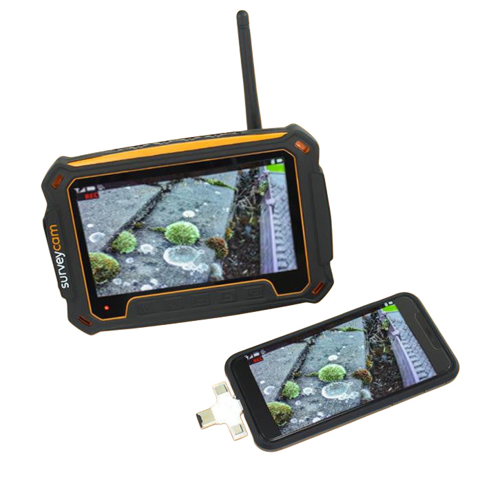 skyVac SurveyCam Inspection System - Gutter Inspection Camera