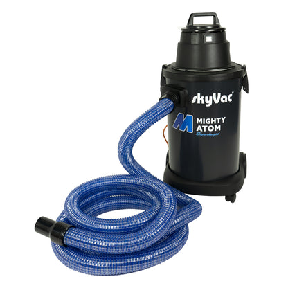 skyVac Mighty Atom Gutter Vacuum Package - Wet & Dry Gutter Cleaning System