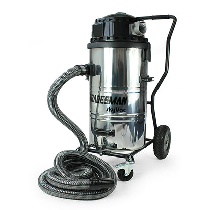 skyVac Tradesman Gutter Vacuum Package 2800W - Commercial Dual Motor Gutter Cleaning System
