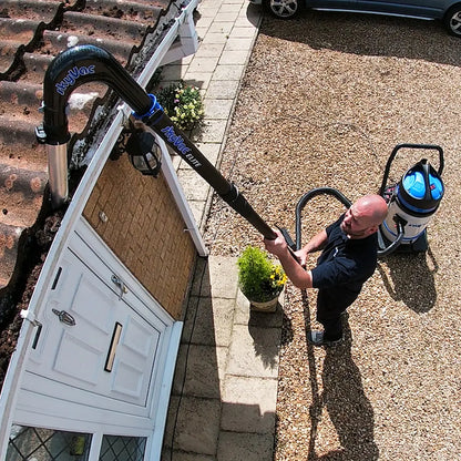skyVac Commercial Plus Gutter Vacuum System 3300W - Professional High Reach Gutter Cleaning Vacuum