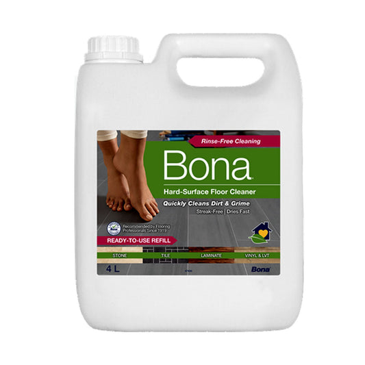 Bona Hard Surface Floor Cleaner Refill 4 Litre - Ready to Use WM740219021