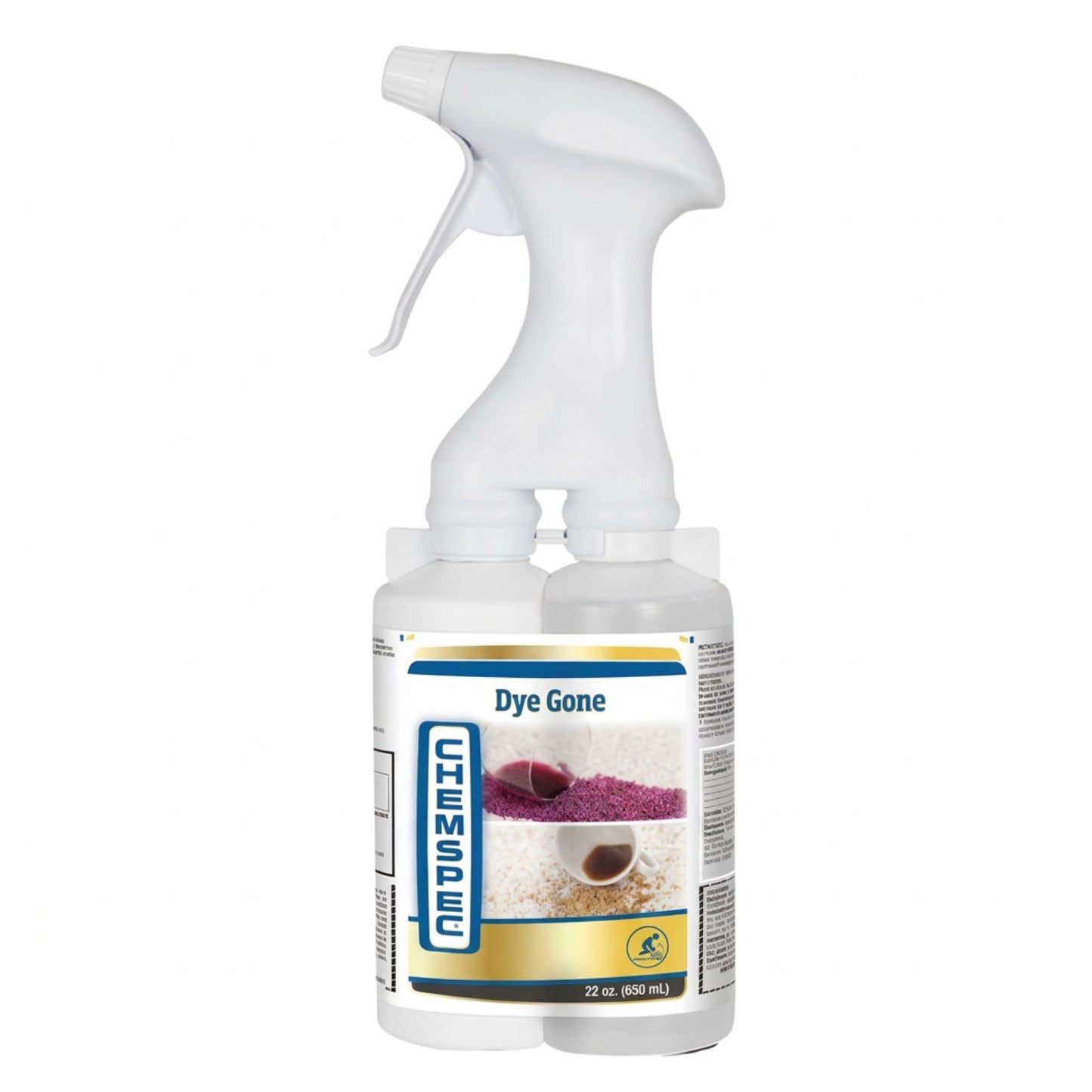 Chemspec Dye Gone 650ml - Carpet Dye Stain Remover Kit With Sprayer 123355