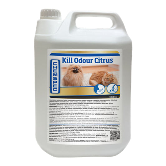 Chemspec Kill Odour Citrus 5 Litre - Odour Eliminator & Deodoriser 117698