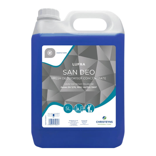 Clover Lufra San Deo Disinfectant Deodoriser Concentrate 5 Litre 223
