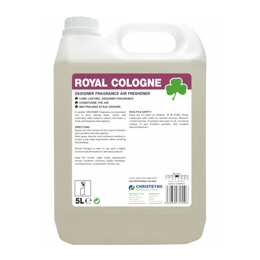 Clover (Christeyns) Royal Cologne Designer Fragrance Air Freshener 5 Litre 811