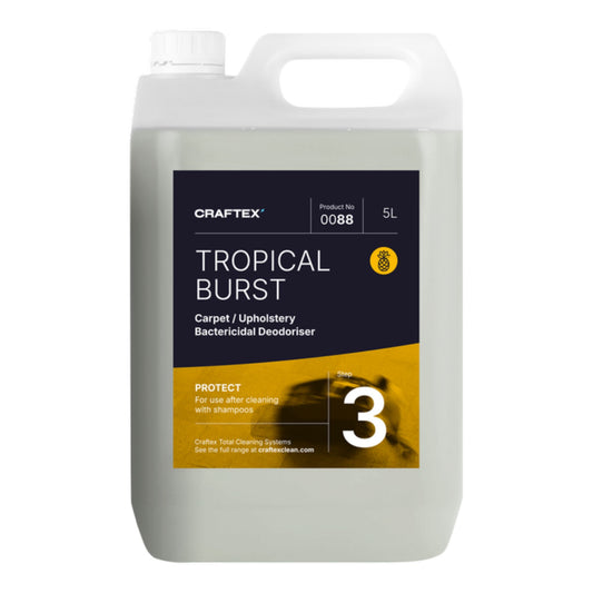 Craftex Tropical Burst Carpet Deodoriser 5 Litre - Odour Eliminator 0088