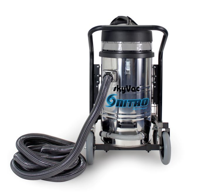 skyVac Nitro Gutter Vacuum Package - Wet & Dry Gutter Cleaning System