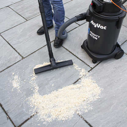 skyVac Mighty Atom Gutter Vacuum Package - Wet & Dry Gutter Cleaning System