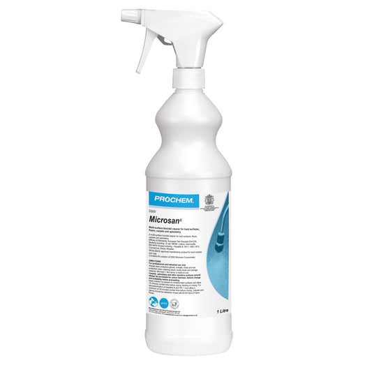 Prochem Microsan 1 Litre - Multi-Surface Biocidal Cleaner D500