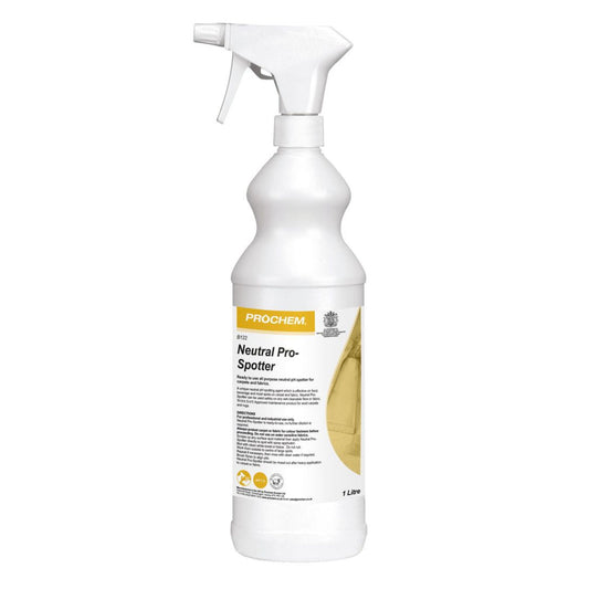 Prochem Neutral Pro Spotter 1 Litre - Carpet & Upholstery Stain Remover B122-01