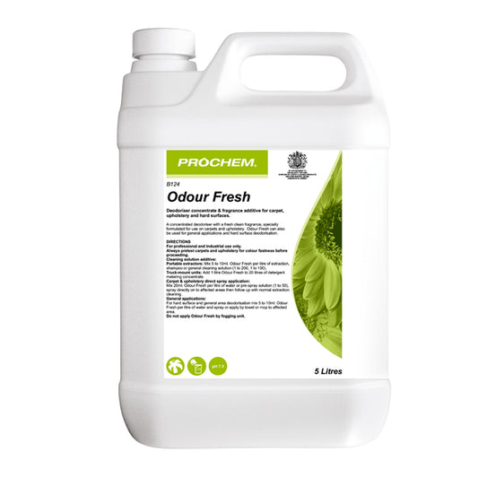 Prochem Odour Fresh 5 Litre - Carpet & Upholstery Deodoriser B124-05