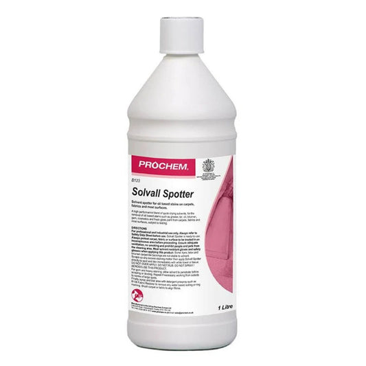 Prochem Solvall Spotter 1 Litre - Oil, Grease & Adhesive Stain Remover B123-01
