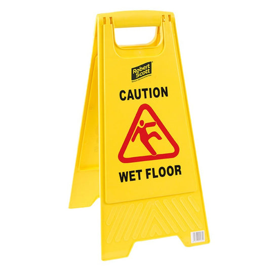 Robert Scott Wet Floor Sign - Double Sided Safety Sign 101423