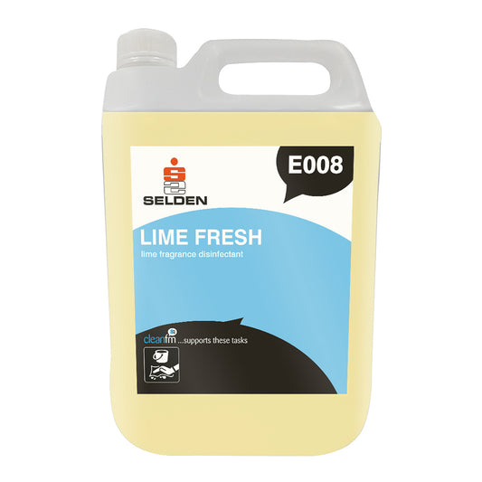 Selden Lime Fresh Disinfectant 5 Litre - Citrus Disinfectant Cleaner E008
