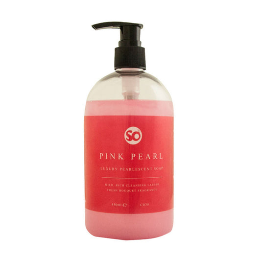 Selden Pink Pearl Hand Soap 450ml - Luxury Liquid Hand Wash C038