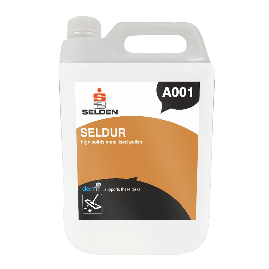 Selden Seldur Metallised Polish 5 Litre - Heavy Duty Floor Polish A001