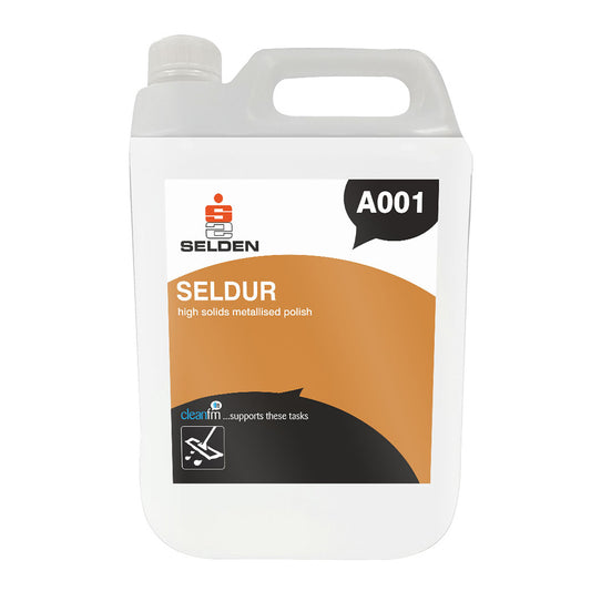 Selden Seldur Metallised Polish 5 Litre - Heavy Duty Floor Polish A001