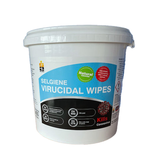 Selden Selgiene Virucidal Cleaning Wipes - Tub of 460 M500