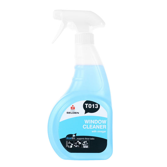 Selden Vinegar Window Cleaner 750ml - Streak-Free Glass Cleaner T013